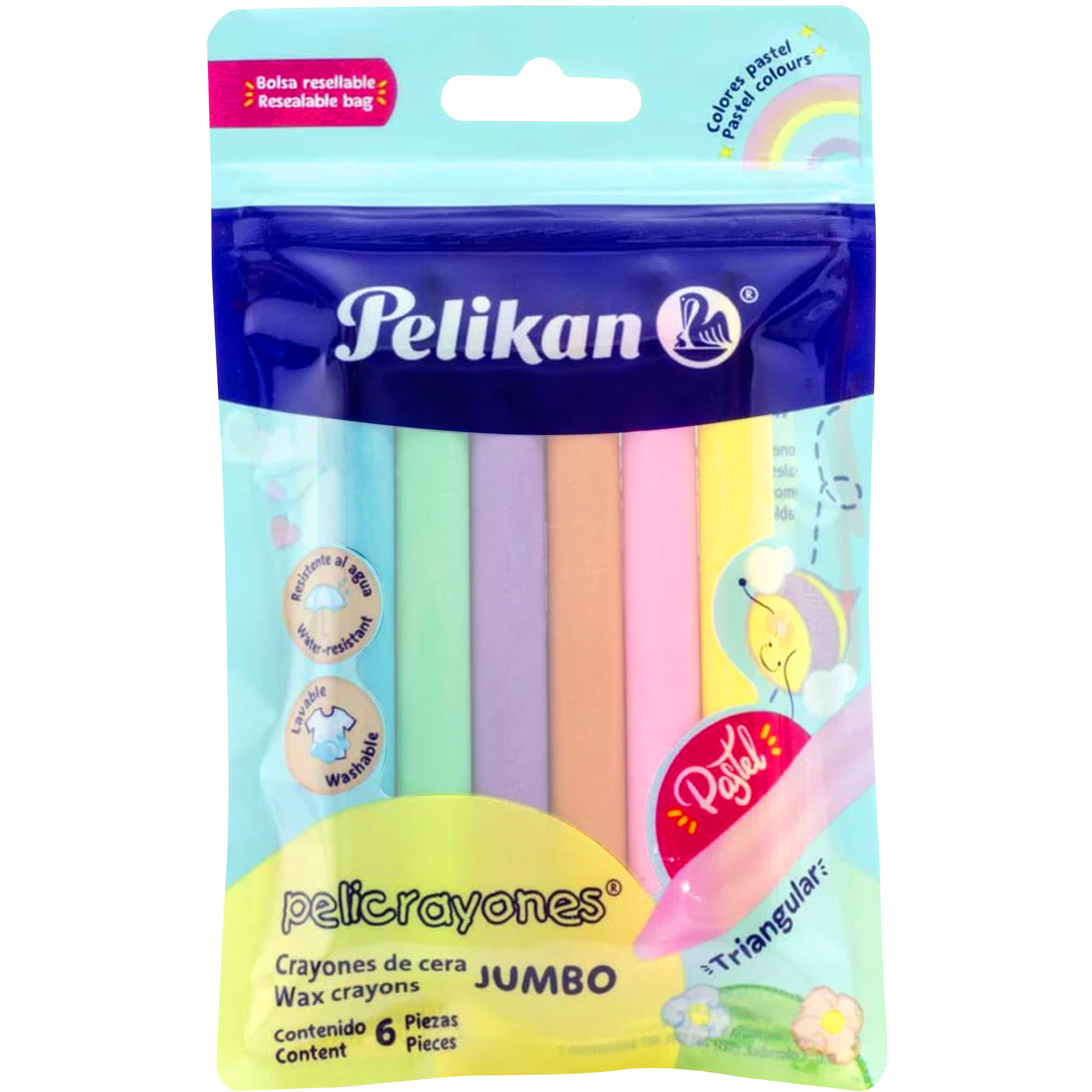 🖍 Crayones Jumbo Pastel