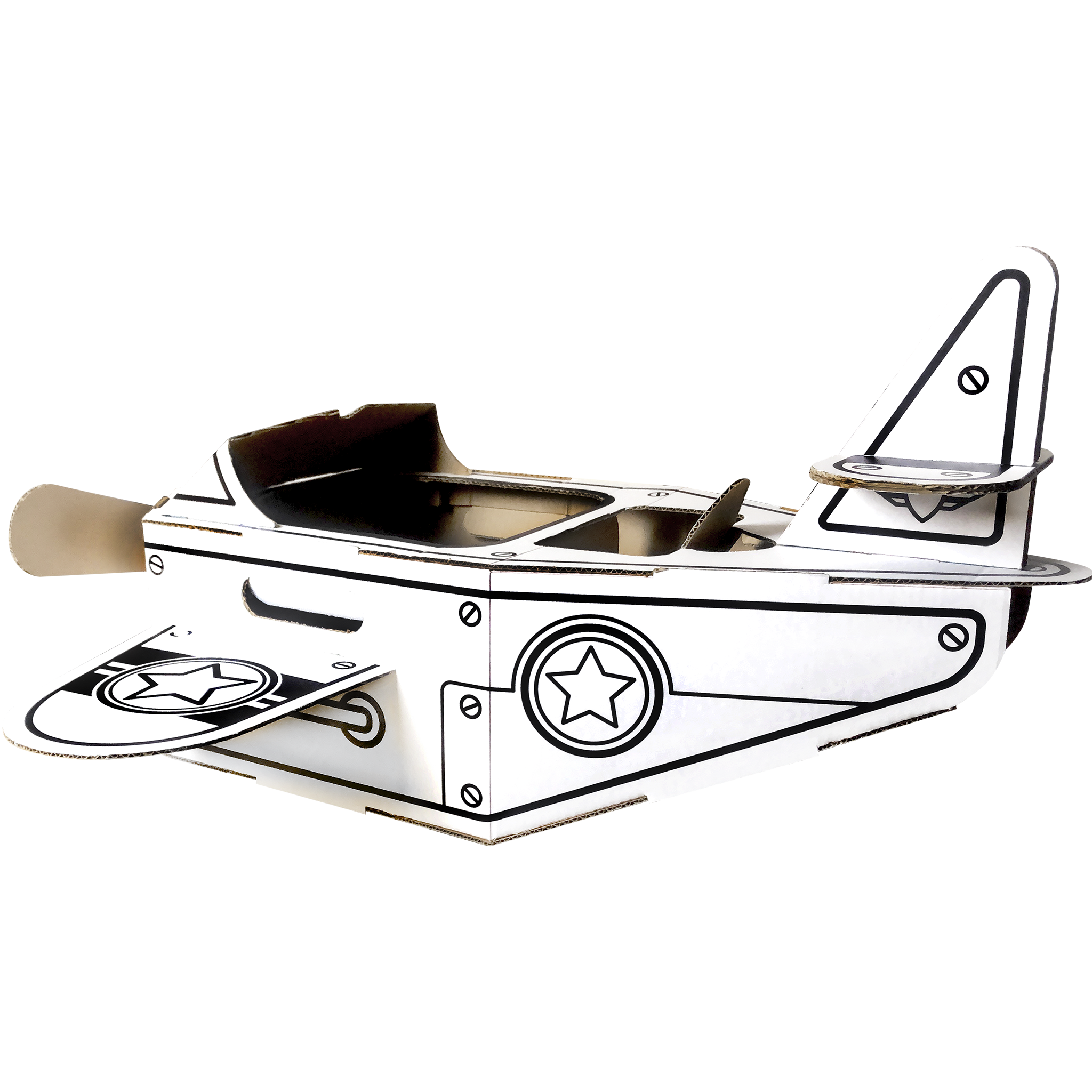 Aeroplano - Piedra, Papel o Tijeras - Avión de cartón