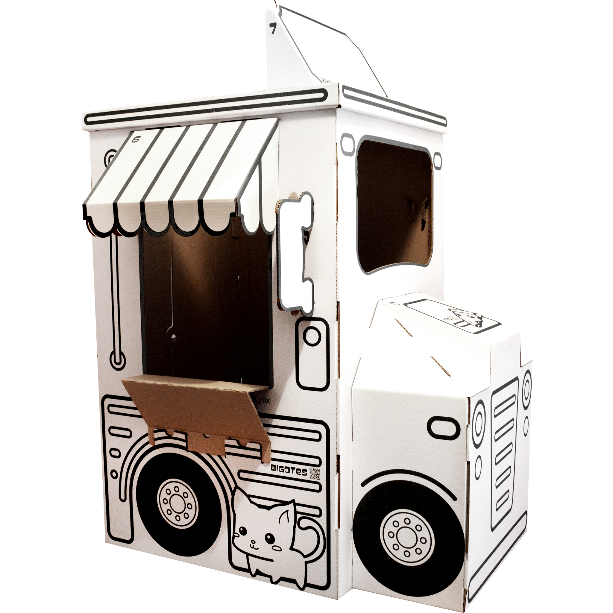 Gastromóvil - Piedra, Papel o Tijeras - Foodtruck de Cartón