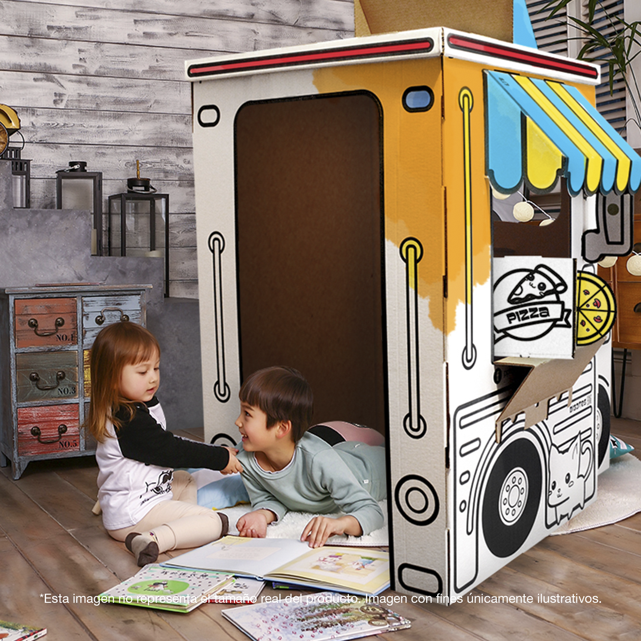 Gastromóvil - Piedra, Papel o Tijeras - Foodtruck de Cartón