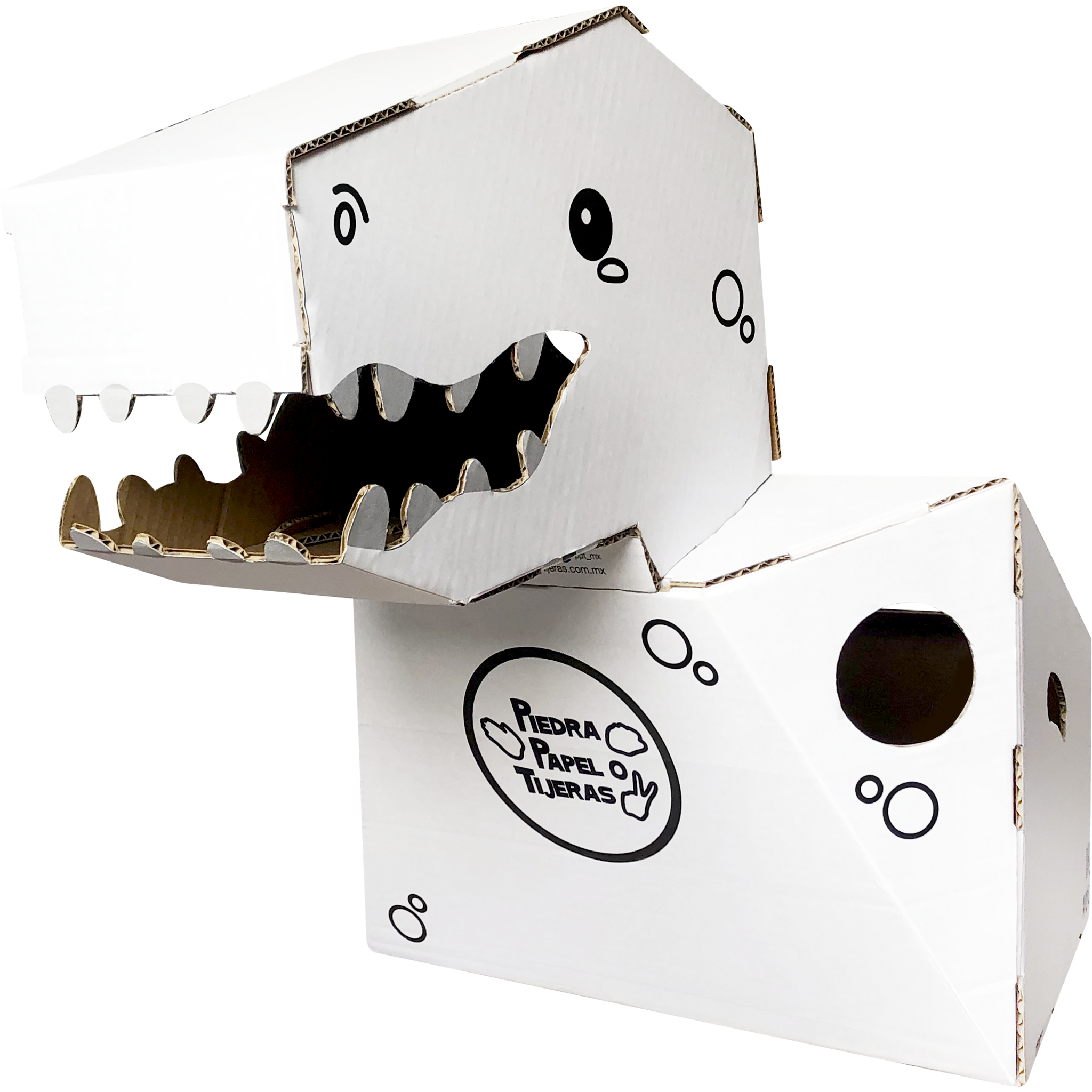 Tiranosaurio - Piedra, Papel o Tijeras - Dinosaurio de Cartón