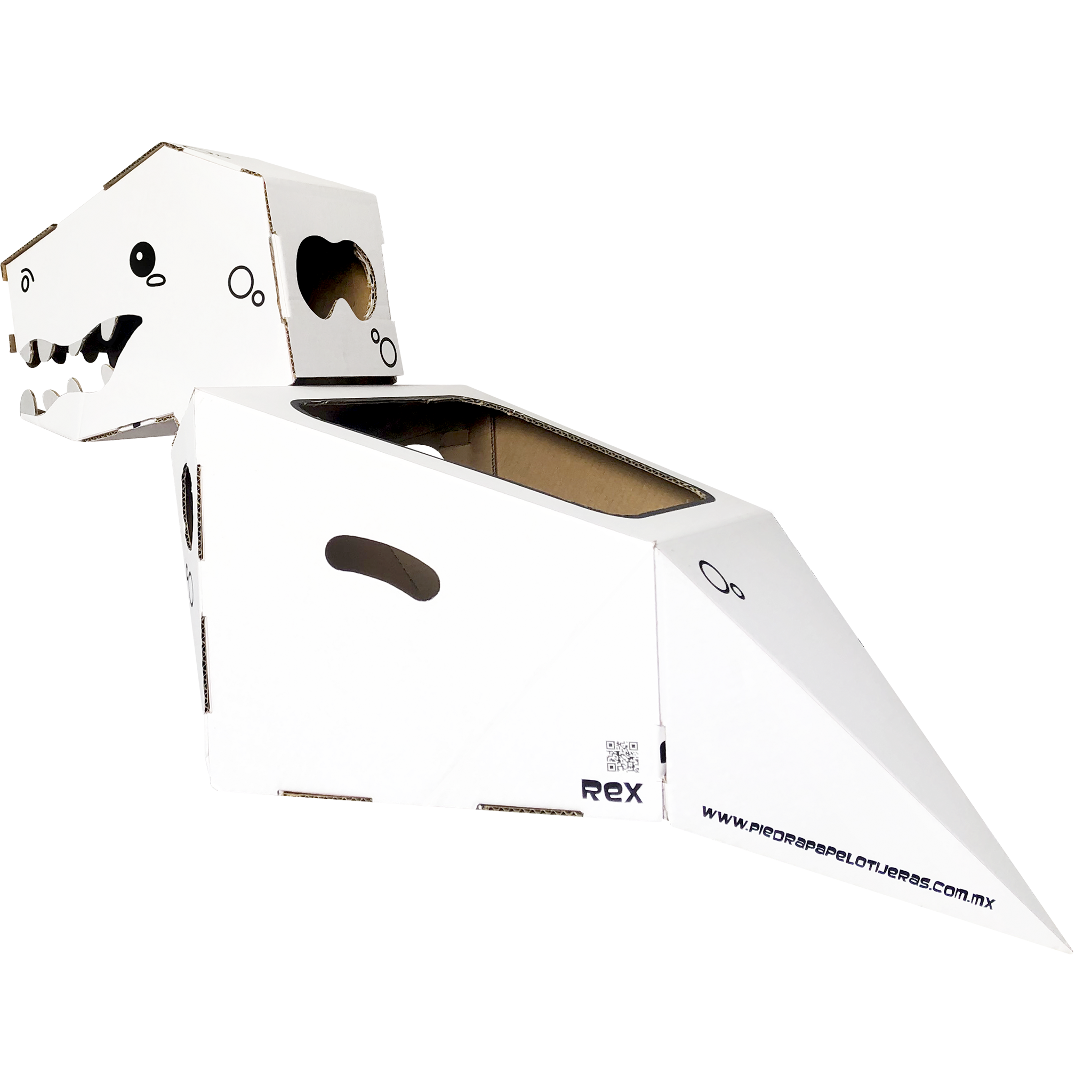 Tiranosaurio - Piedra, Papel o Tijeras - Dinosaurio de Cartón