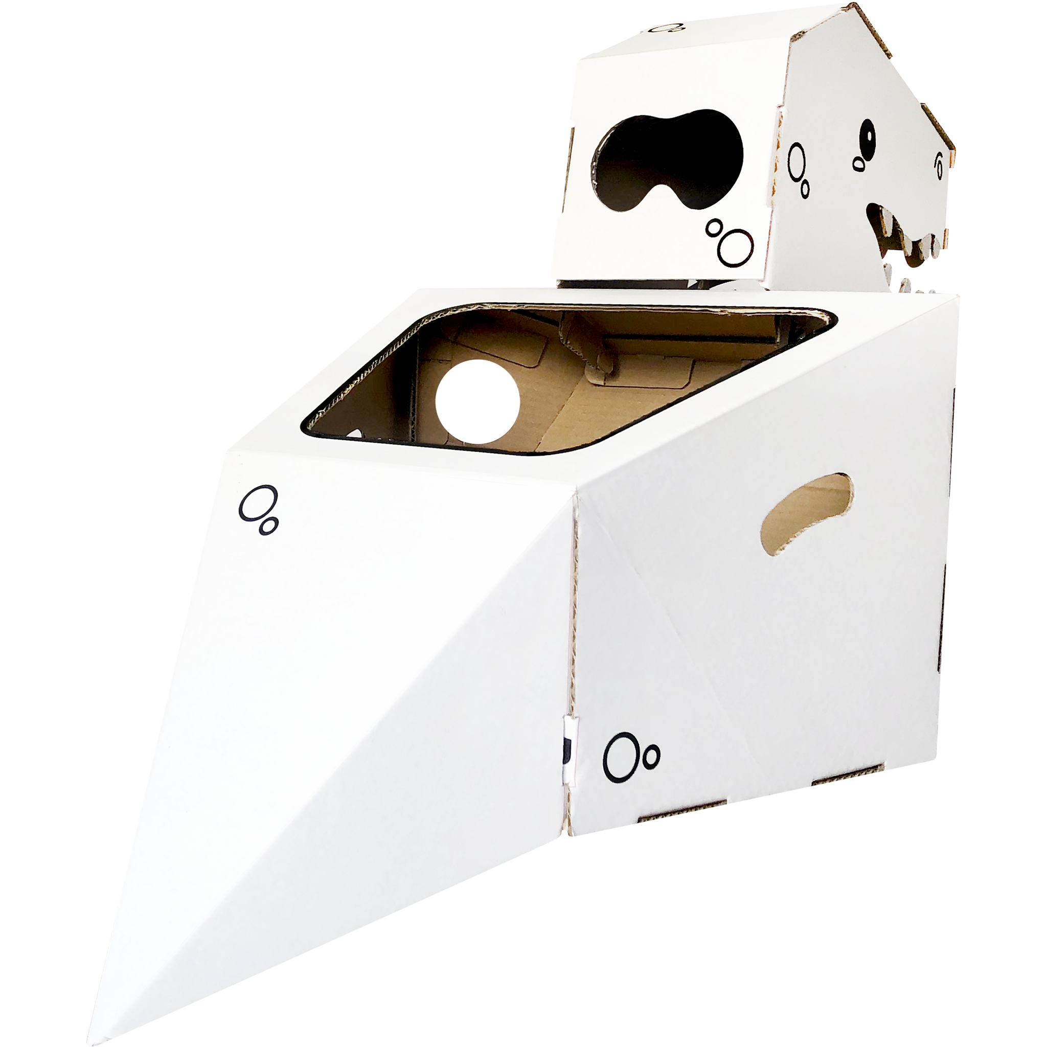 Tiranosaurio - Piedra, Papel o Tijeras - Dinosaurio de Cartón