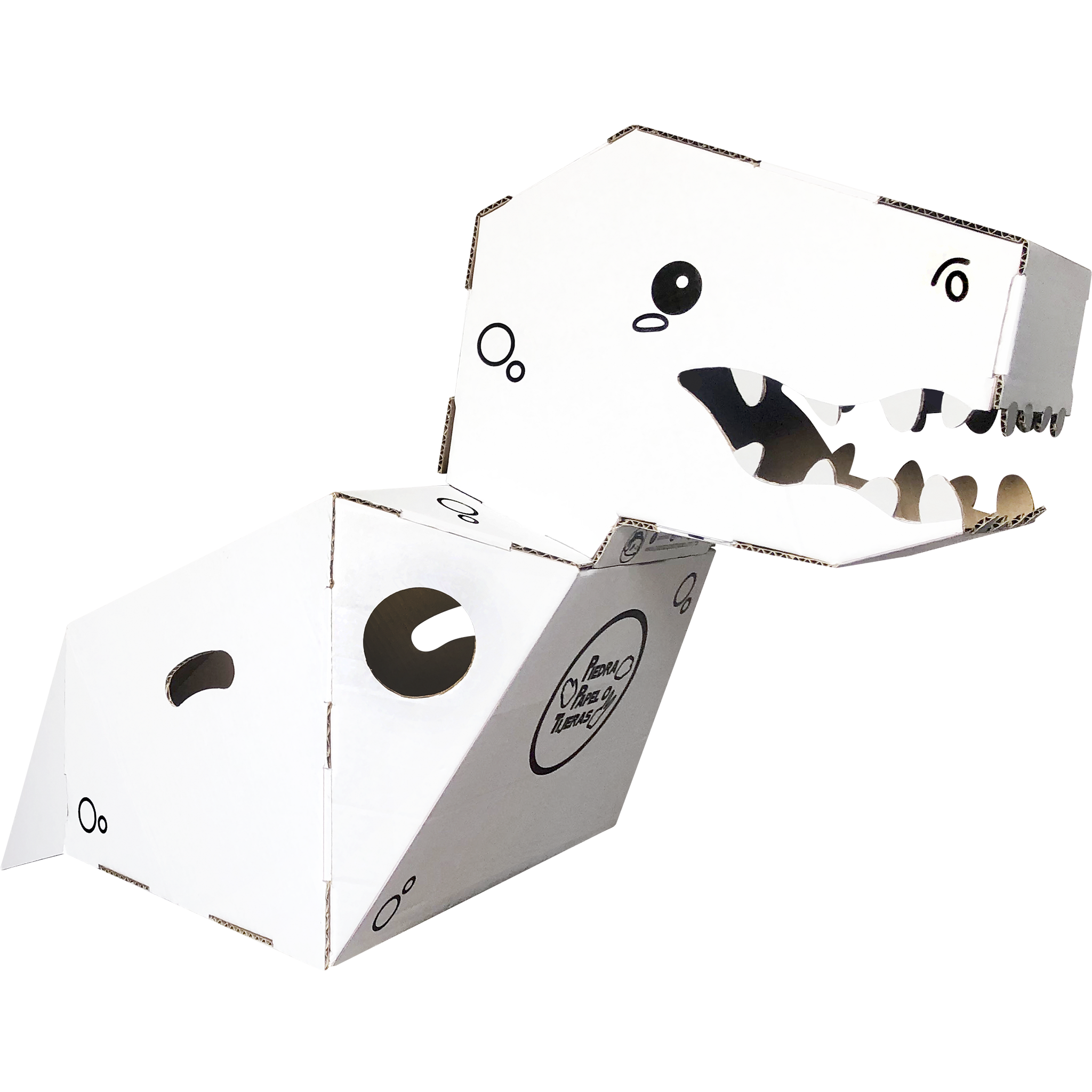 Tiranosaurio - Piedra, Papel o Tijeras - Dinosaurio de Cartón