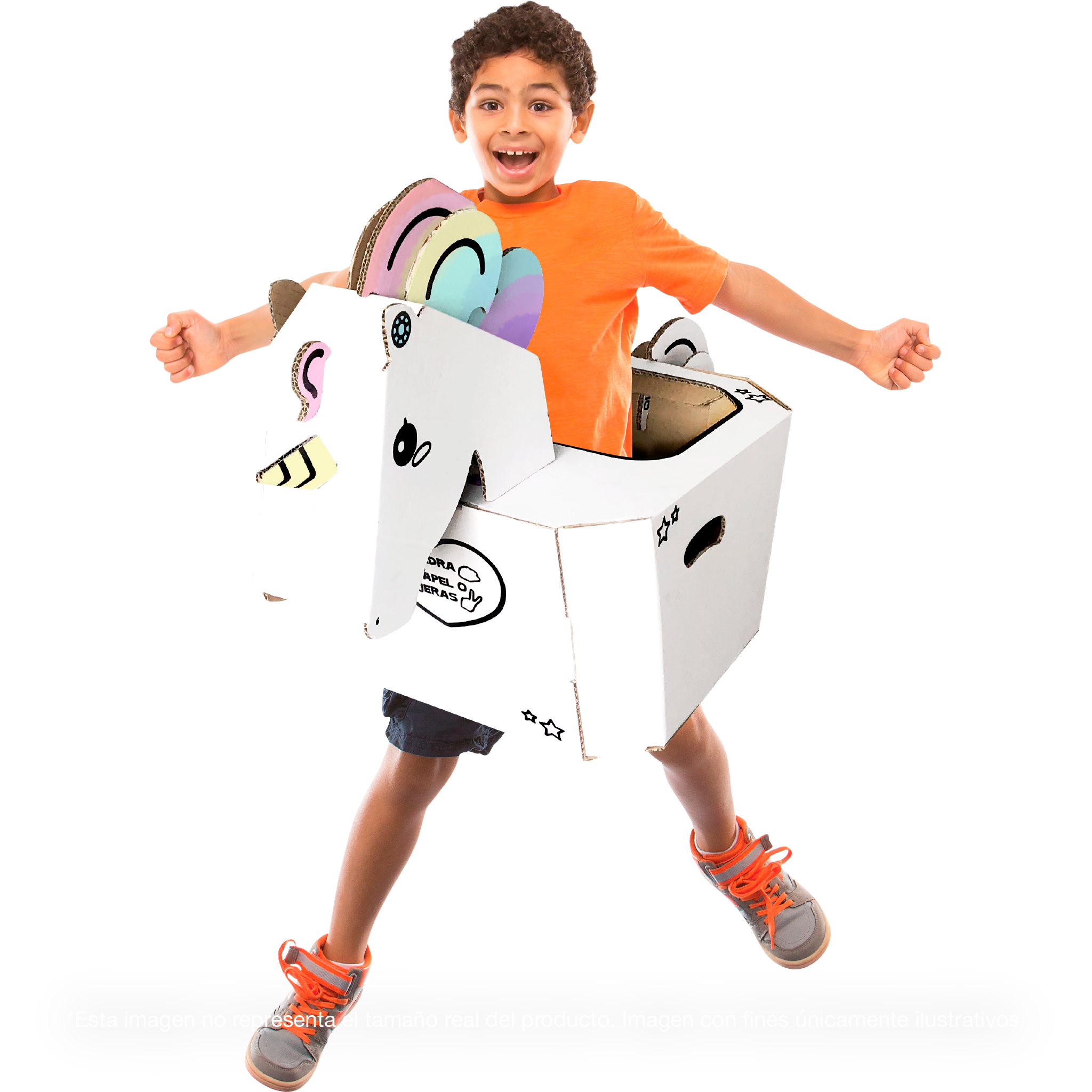 Unicornio - Piedra, Papel o Tijeras - Unicornio de Cartón
