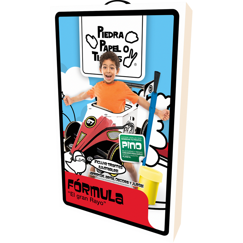 Auto F rmula Piedra Papel o Tijeras Carro de cart n Piedra