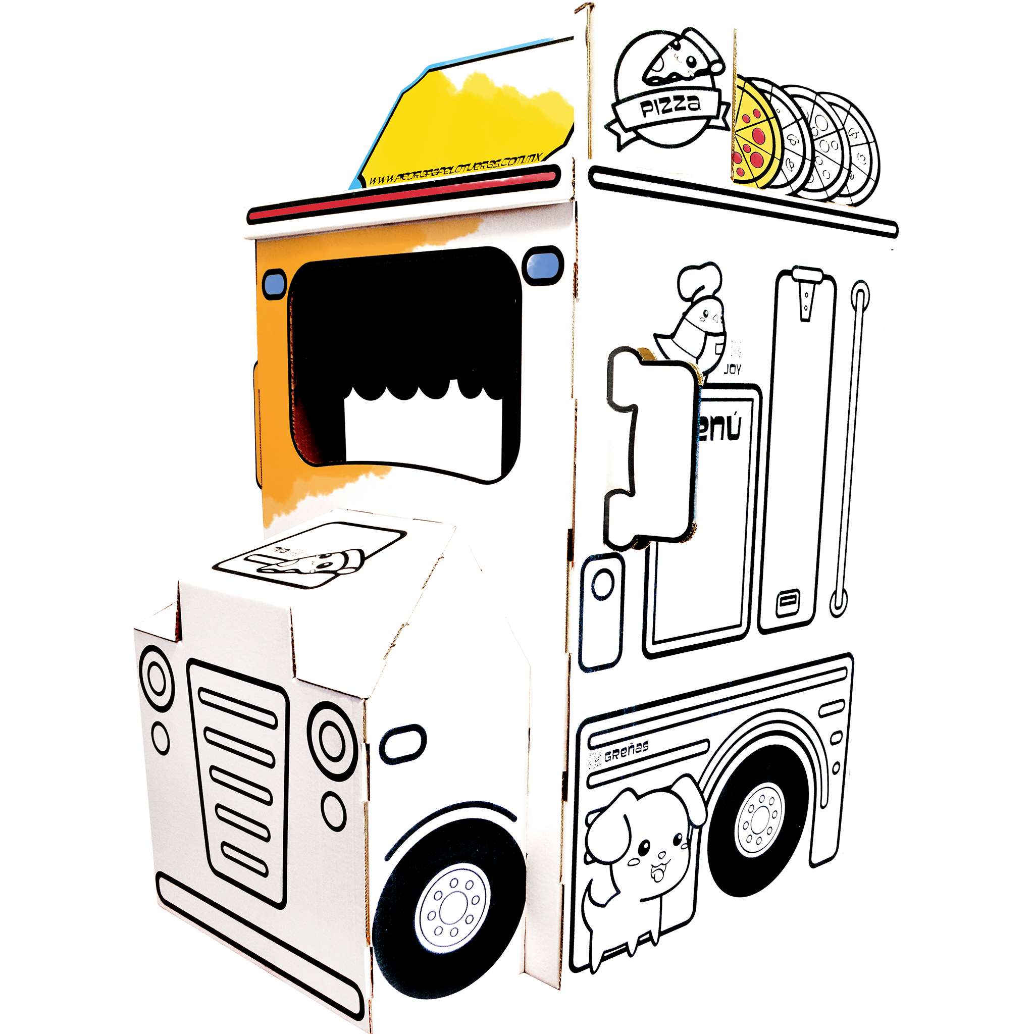 Gastromóvil - Piedra, Papel o Tijeras - Foodtruck de Cartón